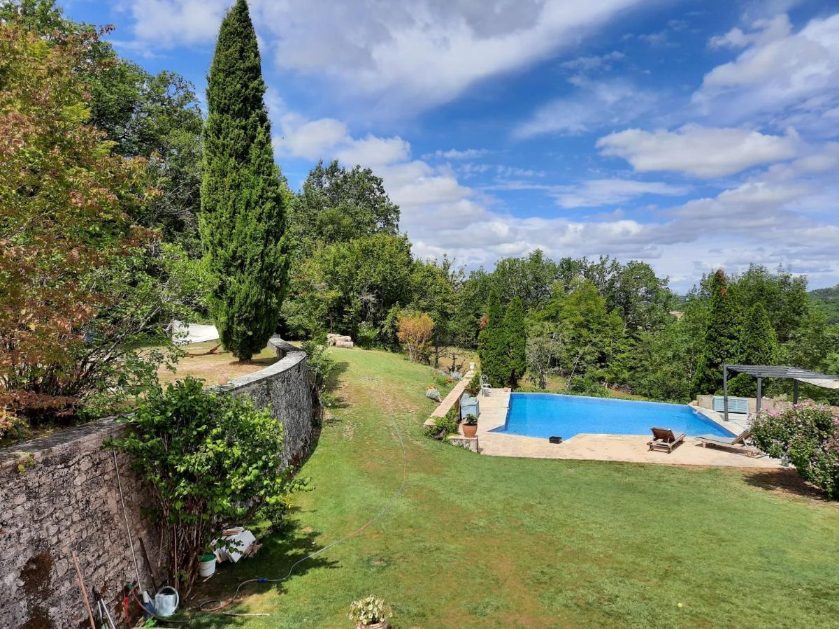 Manoir Le Moulinal47 - Vue Panoramique Hotel Courbiac Exterior foto