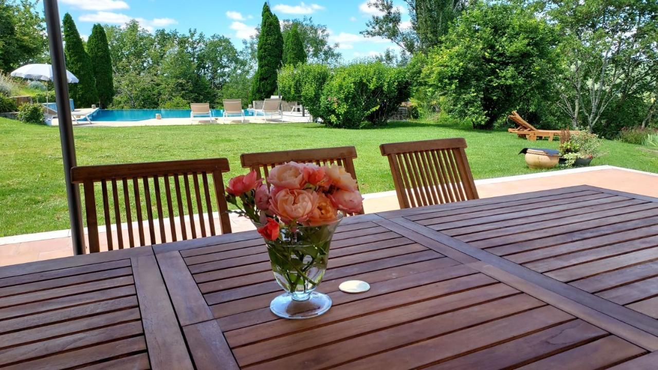 Manoir Le Moulinal47 - Vue Panoramique Hotel Courbiac Exterior foto