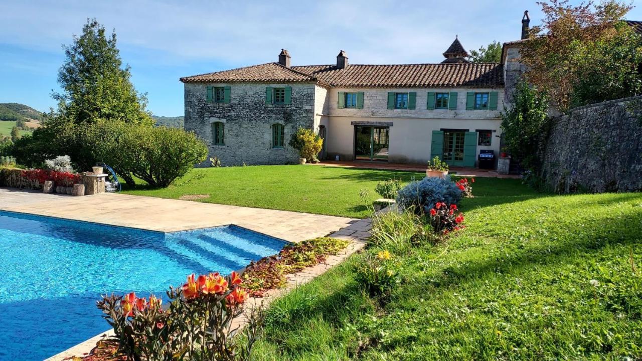 Manoir Le Moulinal47 - Vue Panoramique Hotel Courbiac Exterior foto